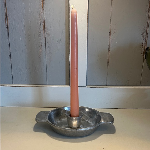Vgt pewter chamber stick candle holder. Pew TaRex. - Picture 3 of 6